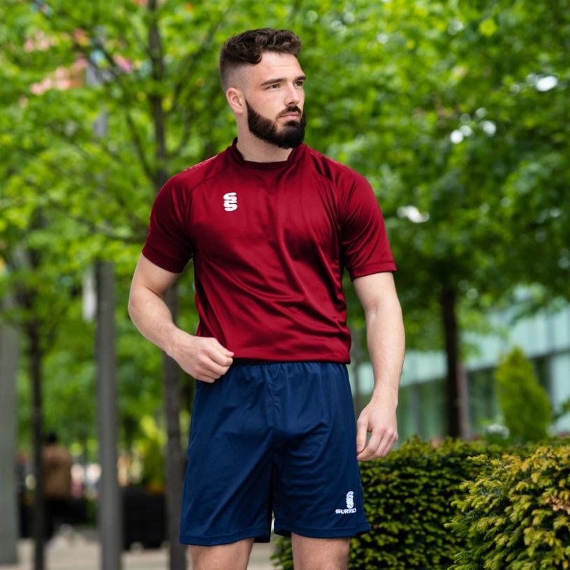 WICKFORD CC - Juniors - Dual Games Shirt : Red