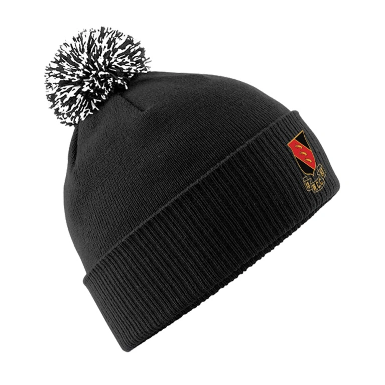 WICKFORD CC Snowstar Beanie - Black/White