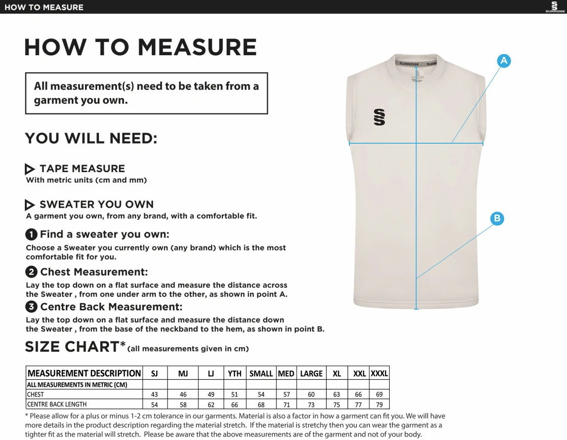 wickford cc BLAST SLEEVELESS SWEATER - Ivory - Size Guide