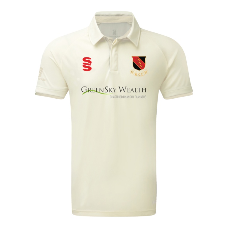 WICKFORD CC Dual Cricket Shirt Short Sleeve Juniors