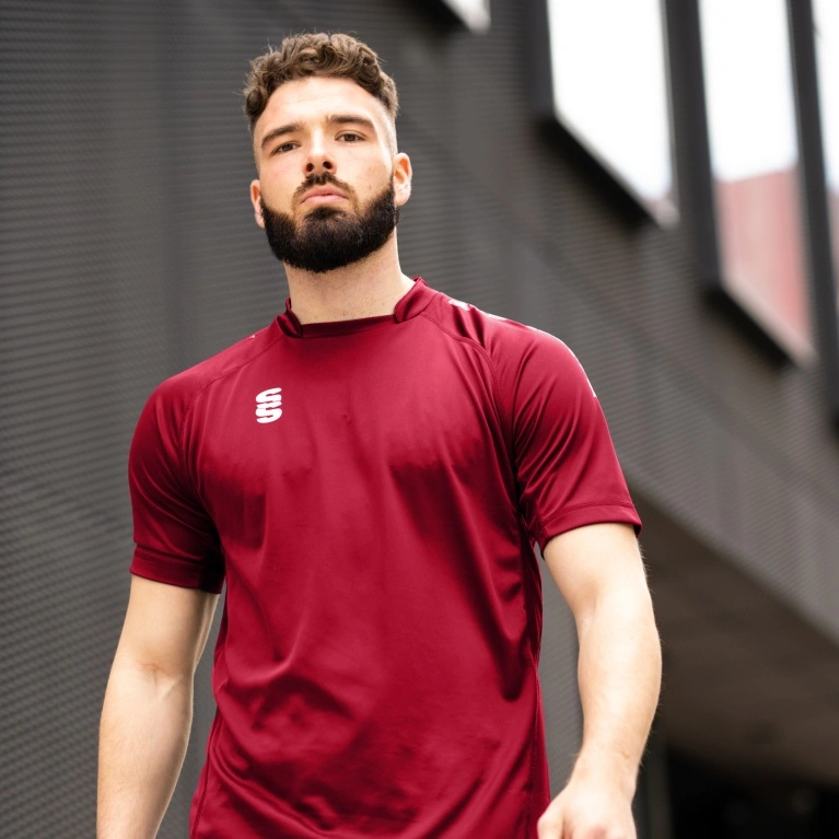 WICKFORD CC - Juniors - Dual Games Shirt : Red