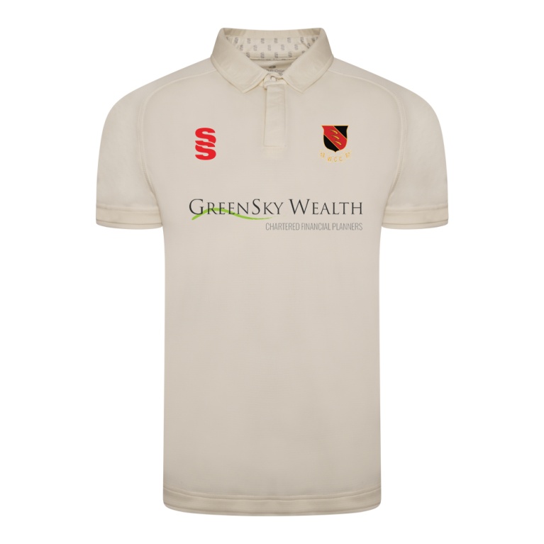 WICKFORD CC -  FUSE SHORT SLEEVE CRICKET SHIRT - Mens / Juniors