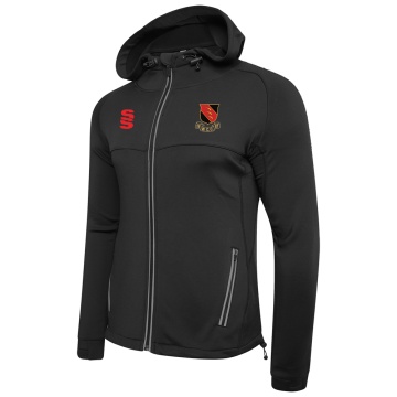 WICKFORD CC - Juniors - Dual Full Zip Hoody : Black