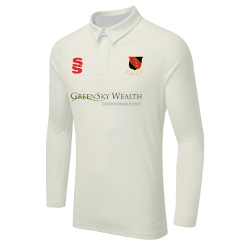 Wickford cc Dual Cricket Shirt Long Sleeve Juniors