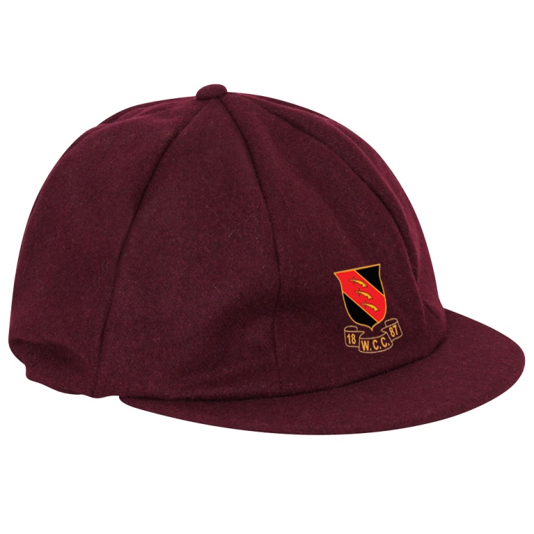 Wickford CC Baggy Cricket Cap - Maroon