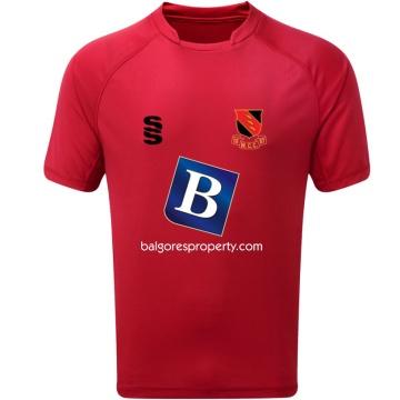WICKFORD CC - Sponsored (Balgores Property) - Dual Games Shirt : Red