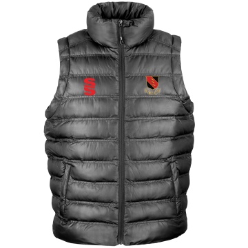 WICKFORD CC Juniors - Padded Gilet : Black