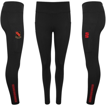 Wickford CC - Performance Full Length Leggings - Black